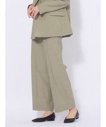 SUIT SQUARE | ワイドパンツ ウォッシャブル ストレッチ UVカット TRトロピカル 無地(スラックス)