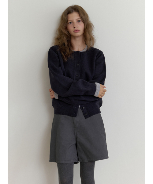 THEMITTEN(ザ・ミトン)の「Bree round cardigan (navy)(カーディガン/ボレロ・レディース・その他・FREE)」の3枚目の写真