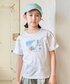 ikka（イッカ）の「【接触冷感／親子コーデ】袖タック冷感プリントTシャツ（120~160cm）（Tシャツ/カットソー・160）」