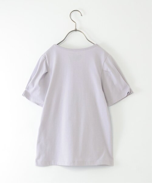 ikka(イッカ)の「【接触冷感/親子コーデ】袖タック冷感プリントTシャツ(120~160cm)(Tシャツ/カットソー・キッズ・ライトパープル/ホワイト/オフホワイト/チャコール・140/120/130/150/160)」の19枚目の写真