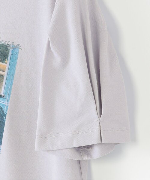 ikka(イッカ)の「【接触冷感/親子コーデ】袖タック冷感プリントTシャツ(120~160cm)(Tシャツ/カットソー・キッズ・ライトパープル/ホワイト/オフホワイト/チャコール・140/120/130/150/160)」の22枚目の写真