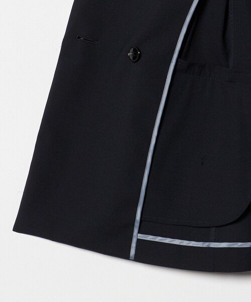 green label relaxing（グリーンレーベルリラクシング）の「［size SHORTあり］ライト カチリラ ダブルジャケット（その他アウター・レディース・ライトグレー/ネイビー・40/38/36/SHORT）」の16枚目の写真