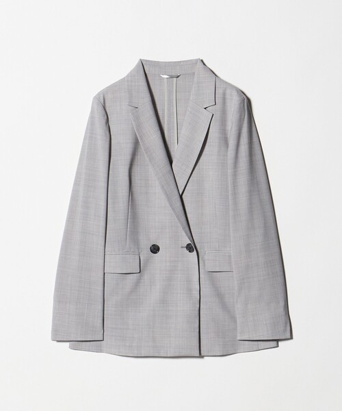 green label relaxing（グリーンレーベルリラクシング）の「［size SHORTあり］ライト カチリラ ダブルジャケット（その他アウター・レディース・ライトグレー/ネイビー・40/38/36/SHORT）」の18枚目の写真