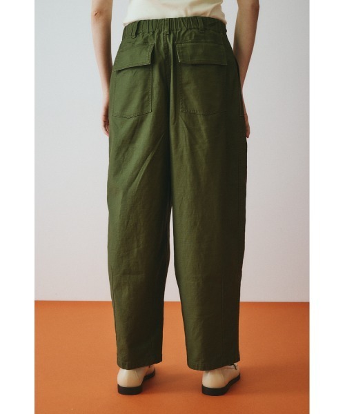HeRIN.CYE(ヘリンドットサイ)の「Round form baker pants ラウンドフォルムベイカーパンツ(その他パンツ・レディース・ホワイト/カーキ/ブラック・38/36)」の7枚目の写真