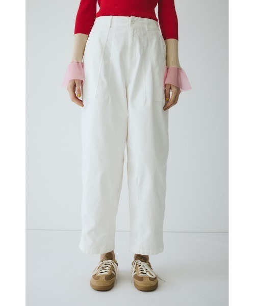 HeRIN.CYE(ヘリンドットサイ)の「Round form baker pants ラウンドフォルムベイカーパンツ(その他パンツ・レディース・ホワイト/カーキ/ブラック・38/36)」の14枚目の写真