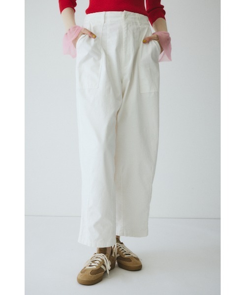 HeRIN.CYE(ヘリンドットサイ)の「Round form baker pants ラウンドフォルムベイカーパンツ(その他パンツ・レディース・ホワイト/カーキ/ブラック・38/36)」の16枚目の写真