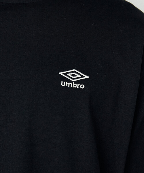 UMBRO(アンブロ)の「UMBRO × PUBLUX/アンブロ <吸水速乾>別注 プレーティング 天竺 ワンポイント Tシャツ 限定展開(Tシャツ/カットソー・メンズ・ブラック/チャコールグレー/ライトグレー/ホワイト・LARGE/MEDIUM)」の17枚目の写真