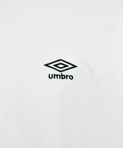 UMBRO(アンブロ)の「UMBRO × PUBLUX/アンブロ <吸水速乾>別注 プレーティング 天竺 ワンポイント Tシャツ 限定展開(Tシャツ/カットソー・メンズ・ブラック/チャコールグレー/ライトグレー/ホワイト・LARGE/MEDIUM)」の16枚目の写真