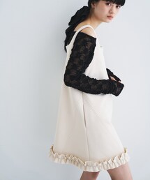 CODE A（コードエー）の「frill mini dress（ワンピース）」
