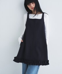 CODE A（コードエー）の「frill mini dress（ワンピース）」