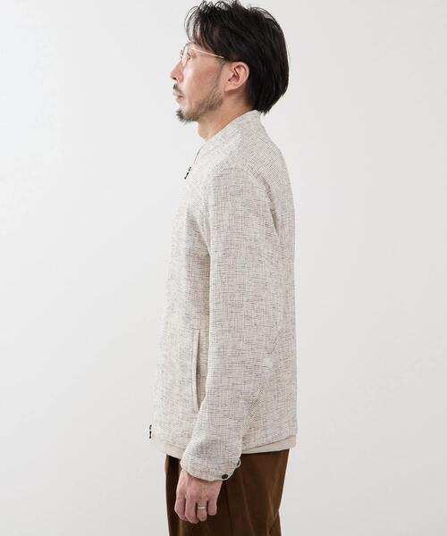 MEN'S MELROSE(メンズメルローズ)の「ビシュウサマーツィードボンバージャケット(ブルゾン・メンズ・アイボリー/ブルー/ネイビー・2/3/4/5)」の5枚目の写真