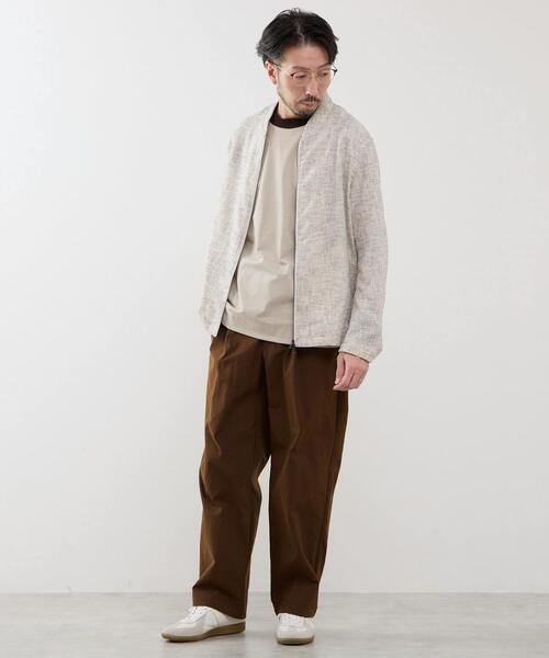 MEN'S MELROSE(メンズメルローズ)の「ビシュウサマーツィードボンバージャケット(ブルゾン・メンズ・アイボリー/ブルー/ネイビー・2/3/4/5)」の18枚目の写真