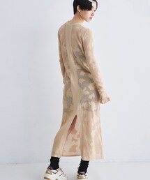 flower mesh dress