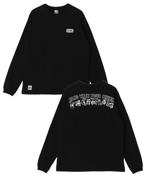 CHUMS（チャムス）の「【CHUMS】Anti-Bug Hunting Bug L/S T-Shirt（Tシャツ/カットソー・メンズ・カーキ/ブラック/グリーン/ホワイト・LARGE/X-LARGE/MEDIUM）」の2枚目の写真