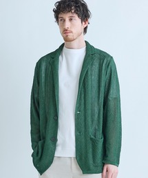 MEN'S BIGI | 変形アーガイルシアーニットジャケット(カーディガン/ボレロ)