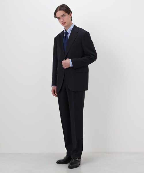 TOMORROWLAND （トゥモローランド）の「ウールツイル オルタネートストライプ シングルブレステッド 2Bスーツ CERRUTI（スーツセット・メンズ・ブラウン系その他/ブルー系その他・50/46/44/48）」の3枚目の写真