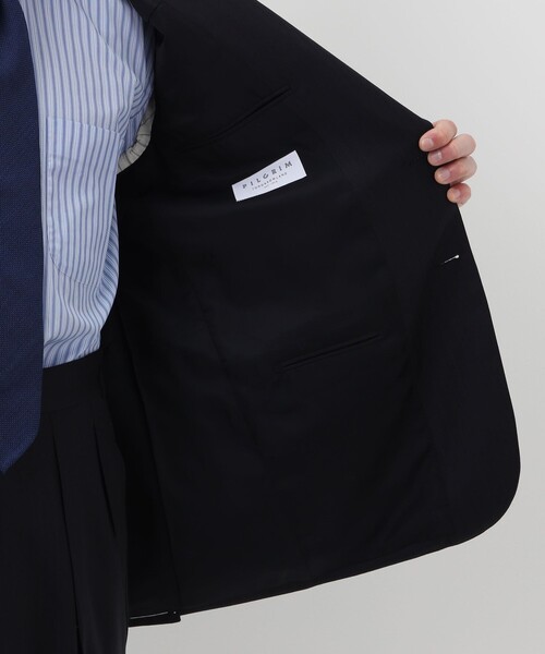 TOMORROWLAND （トゥモローランド）の「ウールツイル オルタネートストライプ シングルブレステッド 2Bスーツ CERRUTI（スーツセット・メンズ・ブラウン系その他/ブルー系その他・50/46/44/48）」の8枚目の写真