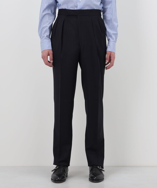 TOMORROWLAND （トゥモローランド）の「ウールツイル オルタネートストライプ シングルブレステッド 2Bスーツ CERRUTI（スーツセット・メンズ・ブラウン系その他/ブルー系その他・50/46/44/48）」の15枚目の写真