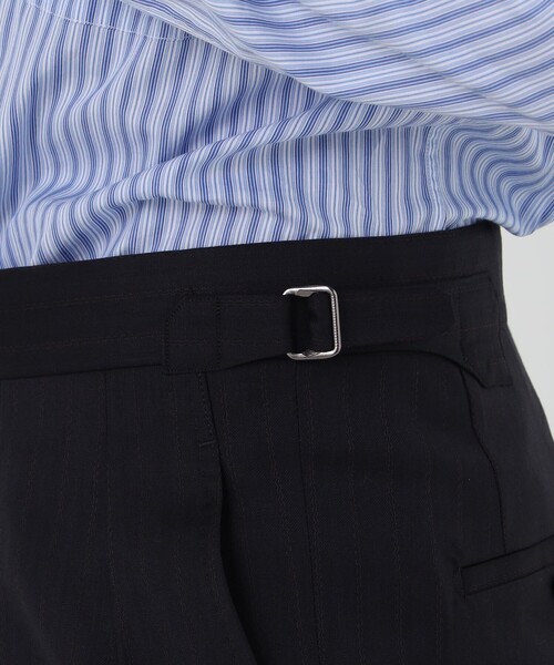 TOMORROWLAND （トゥモローランド）の「ウールツイル オルタネートストライプ シングルブレステッド 2Bスーツ CERRUTI（スーツセット・メンズ・ブラウン系その他/ブルー系その他・50/46/44/48）」の21枚目の写真