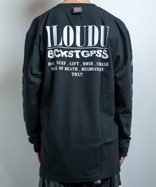 BACKSTAGE PASS（バックステージパス）の「【黒野京×BACKSTAGE PASS コラボ】VANDALISM ピグメント加工 オーバーサイズ ロンT（Tシャツ/カットソー・メンズ・ダークグレー/ライトグレー/ブラック・FREE）」の5枚目の写真