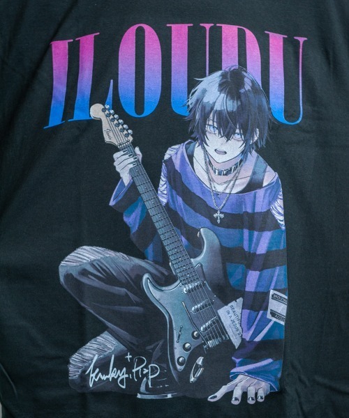 BACKSTAGE PASS（バックステージパス）の「【黒野京×BACKSTAGE PASS コラボ】VANDALISM ピグメント加工 オーバーサイズ ロンT（Tシャツ/カットソー・メンズ・ダークグレー/ライトグレー/ブラック・FREE）」の7枚目の写真
