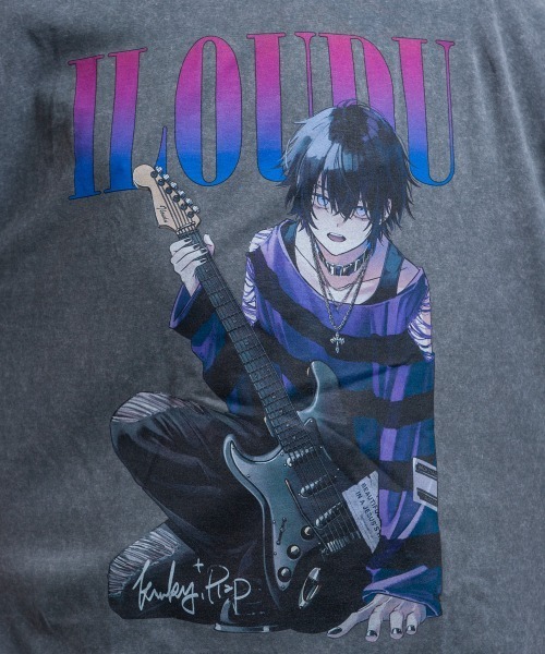 BACKSTAGE PASS（バックステージパス）の「【黒野京×BACKSTAGE PASS コラボ】VANDALISM ピグメント加工 オーバーサイズ ロンT（Tシャツ/カットソー・メンズ・ダークグレー/ライトグレー/ブラック・FREE）」の14枚目の写真