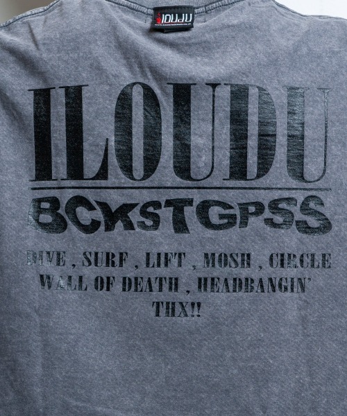 BACKSTAGE PASS（バックステージパス）の「【黒野京×BACKSTAGE PASS コラボ】VANDALISM ピグメント加工 オーバーサイズ ロンT（Tシャツ/カットソー・メンズ・ダークグレー/ライトグレー/ブラック・FREE）」の15枚目の写真