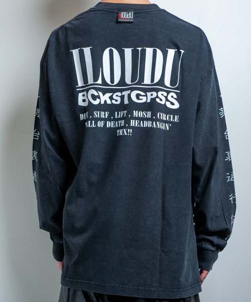 BACKSTAGE PASS（バックステージパス）の「【黒野京×BACKSTAGE PASS コラボ】VANDALISM ピグメント加工 オーバーサイズ ロンT（Tシャツ/カットソー・メンズ・ダークグレー/ライトグレー/ブラック・FREE）」の20枚目の写真