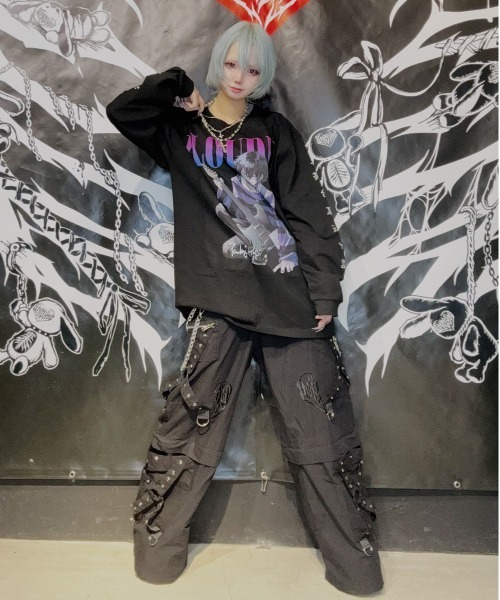 黒野京×BACKSTAGE PASS コラボ】VANDALISM ピグメント加工 オーバー