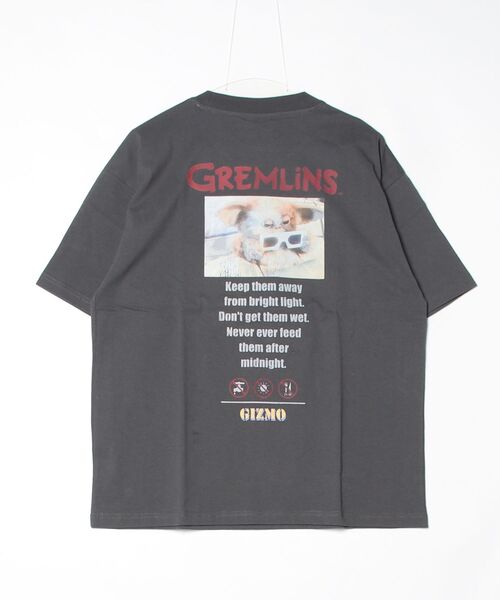 ALWAYS GOOD TIME（オルウェイズグッドタイム）の「【GREMULINS/グレムリン】ＵＳＤ加工ギズモプリント半袖Ｔシャツ/Movie Tee（Tシャツ/カットソー・メンズ・ブラック系その他/スミクロ/アイボリー/ホワイト系その他・M/LL/L）」の8枚目の写真