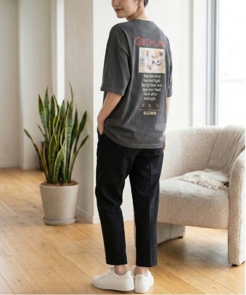 ALWAYS GOOD TIME（オルウェイズグッドタイム）の「【GREMULINS/グレムリン】ＵＳＤ加工ギズモプリント半袖Ｔシャツ/Movie Tee（Tシャツ/カットソー・メンズ・ブラック系その他/スミクロ/アイボリー/ホワイト系その他・M/LL/L）」の20枚目の写真