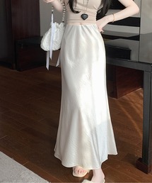 AMAJI（アマジ）の「サテンマーメイドスカート（スカート）」