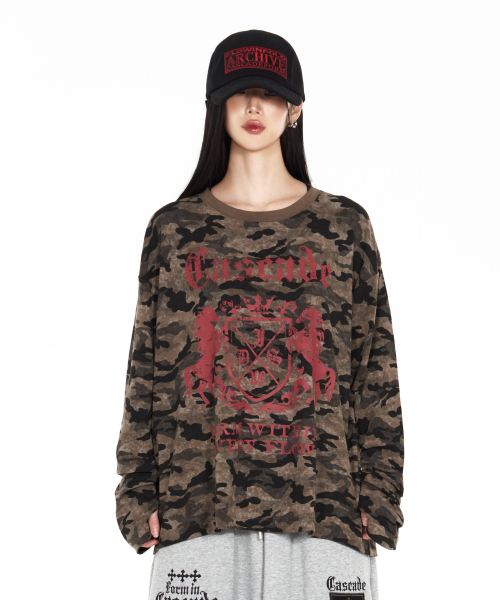 IDWS(アイドンワナセル)の「Draft Long Sleeve Light Multi(Tシャツ/カットソー・レディース・その他・1/2/0)」の19枚目の写真