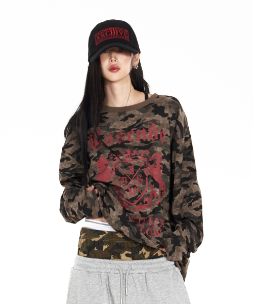IDWS(アイドンワナセル)の「Draft Long Sleeve Light Multi(Tシャツ/カットソー・レディース・その他・1/2/0)」の15枚目の写真