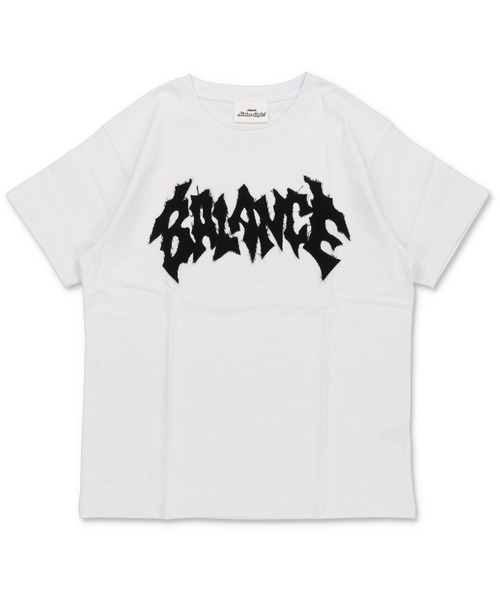 SPINNS(スピンズ)の「ダメージパッチワークロゴ半袖Tシャツ/レギュラー丈(Tシャツ/カットソー・メンズ・ホワイト/ブラック系その他/ピンク系その他/ウッドランド・ONESIZE)」の6枚目の写真