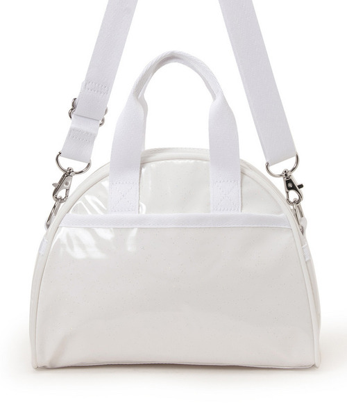 LeSportsac(レスポートサック)の「ROUND SM SATCHEL ホワイトグリマーシャイン(ショルダーバッグ・レディース・ホワイト・FREE)」の6枚目の写真