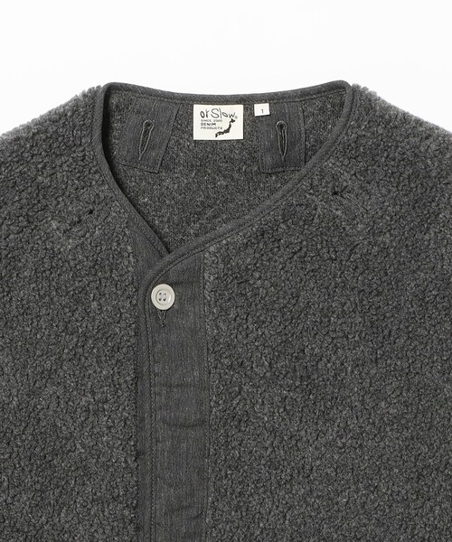 BEAMS BOY(ビームスボーイ)の「orSlow / M-65 Fish Tail Coat Liner(ブルゾン・レディース・チャコールグレー・1)」の3枚目の写真