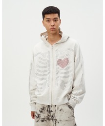 DISCOVERED | HOTFIX BONE&HEART PARKA(パーカー)