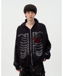 DISCOVERED（ディスカバード）の「HOTFIX BONE&HEART PARKA（パーカー）」