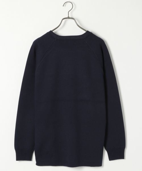 RAGEBLUE（レイジブルー）の「接結ニットクルー長袖/711588（ニット/セーター・メンズ・ネイビー/ベージュ/グレー/グリーン/ホワイト・LARGE/MEDIUM）」の10枚目の写真