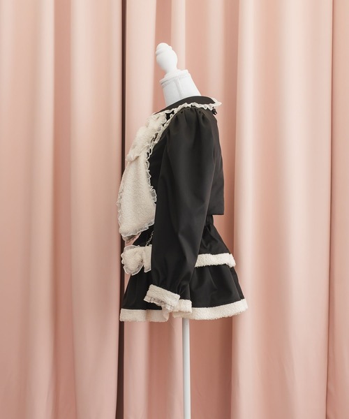 nyanMe(ニャンミー)の「もこもこかわいいせっとあっぷ(シャツ/ブラウス・レディース・ホワイト/ブラック・FREE)」の12枚目の写真