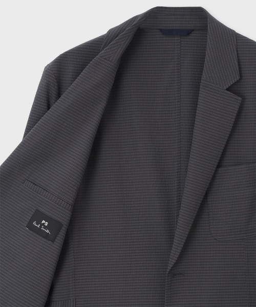 PS Paul Smith(ピーエスポールスミス)の「エアロテック ウォッシャブル ジャケット / 162108 2171(テーラードジャケット・メンズ・チャコールグレー/ネイビー・SMALL/MEDIUM/LARGE/X-LARGE/M2/L2/XX-LARGE)」の3枚目の写真