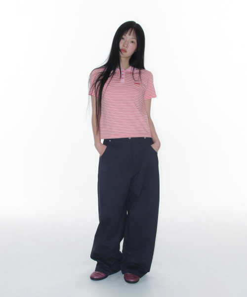 AMESWORLDWIDE（アメスワールドワイド）の「52 WIDE COTTON PANTS NAVY（その他パンツ・レディース・その他・SMALL/MEDIUM/LARGE）」の13枚目の写真