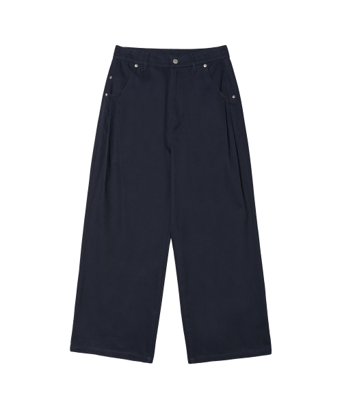 AMESWORLDWIDE（アメスワールドワイド）の「52 WIDE COTTON PANTS NAVY（その他パンツ・レディース・その他・SMALL/MEDIUM/LARGE）」の5枚目の写真