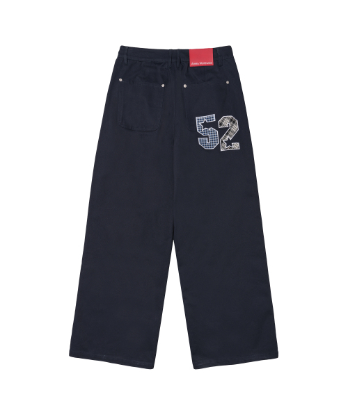 AMESWORLDWIDE（アメスワールドワイド）の「52 WIDE COTTON PANTS NAVY（その他パンツ・レディース・その他・SMALL/MEDIUM/LARGE）」の6枚目の写真