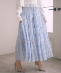 ティアードロングスカート