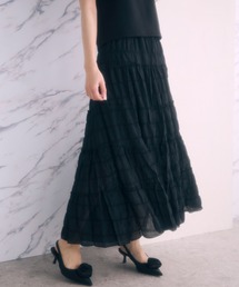 ティアードロングスカート