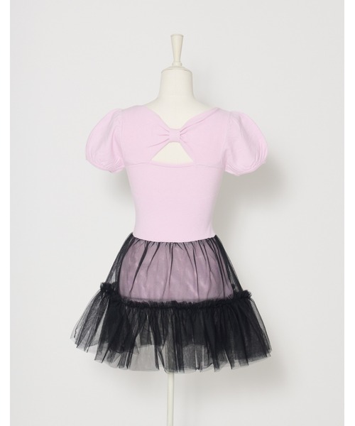 AVENCHUMU(アバンチュウム)の「Back ribbon waist ribbed knit one piece(ワンピース・レディース・ピンク/ブラック/ホワイト・FREE)」の16枚目の写真