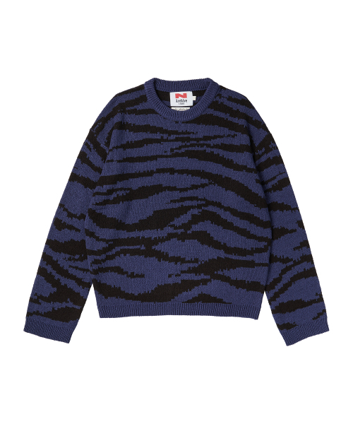 Beyond Closet（-）の「[コレクションライン] ニュー ワイルド ジブラ プルオーバー ニット ネイビー（ニット/セーター・メンズ・その他・SMALL/MEDIUM）」の2枚目の写真