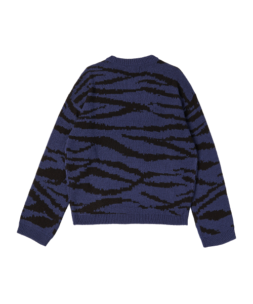 Beyond Closet（-）の「[コレクションライン] ニュー ワイルド ジブラ プルオーバー ニット ネイビー（ニット/セーター・メンズ・その他・SMALL/MEDIUM）」の3枚目の写真
